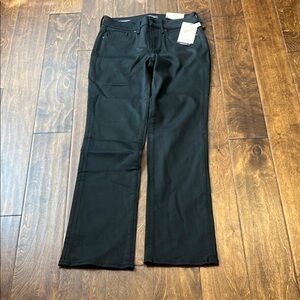 NYDJ Black Flare Wide Leg Jeans